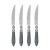 VIETRI Aladdin Antique Charcoal Steak Knives - Set of 4 For Sale - Image 10 of 10
