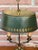 Antique French Bouilette Brass Metal Shade Table Lamp, 1930s For Sale - Image 13 of 14