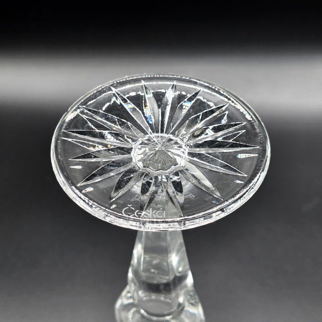 Ceska Regency Crystal Champagne Flutes, Set of 6 For Sale - Image 9 of 9