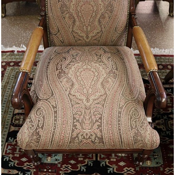 Lauren Ralph Lauren Regency Style Oversized Club Lounge Chairs a Pair