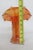 Orange Imperial Jack in Pulpit Marigold Iridescent Carnival Glass Vase b For Sale - Image 8 of 13