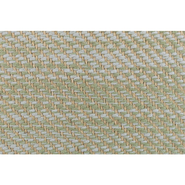 Textile Contemporary Flatweave Stripes Light Beige Carpet "De Lys" by Doris Leslie Blau For Sale - Image 7 of 8