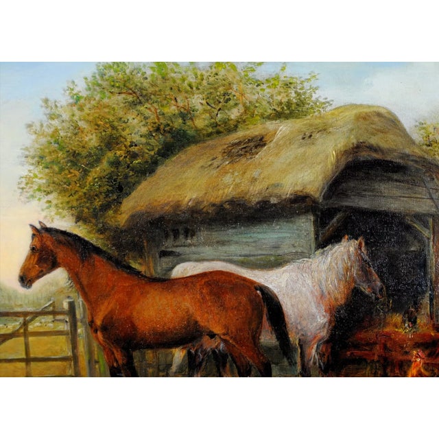 Brown Equestrian Oil Painting Edwin Frederick Holt, Hammer Prices to $47,000 For Sale - Image 8 of 10