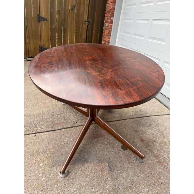 1960s Edward Wormley for Dunbar Rosewood Dining Table For Sale - Image 6 of 12