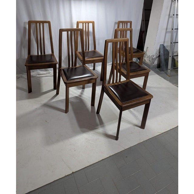 Dining Chairs attributed to Mobil Girgi, 1970s, Set of 6 For Sale - Image 9 of 9