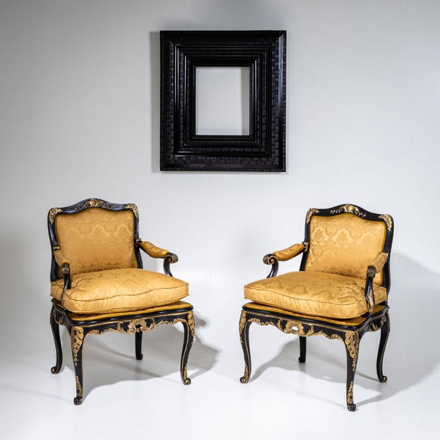 Set of Baroque Armchairs, Mid-18th Century For Sale - Image 5 of 16