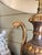 Fine Antique Italian Neoclassical Giltwood & Silver Leaf Carved Urn Table Lamp For Sale - Image 10 of 12