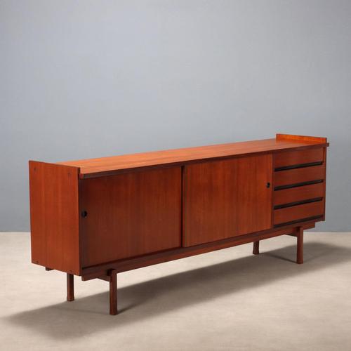 Vintage Sideboard in Teak, 1960s For Sale - Image 11 of 11