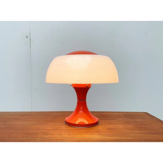 Mid-Century Modern Mid-Century Italian Space Age Table Lamp by Gaetano Sciolari for Ecolight/Valenti For Sale - Image 3 of 18