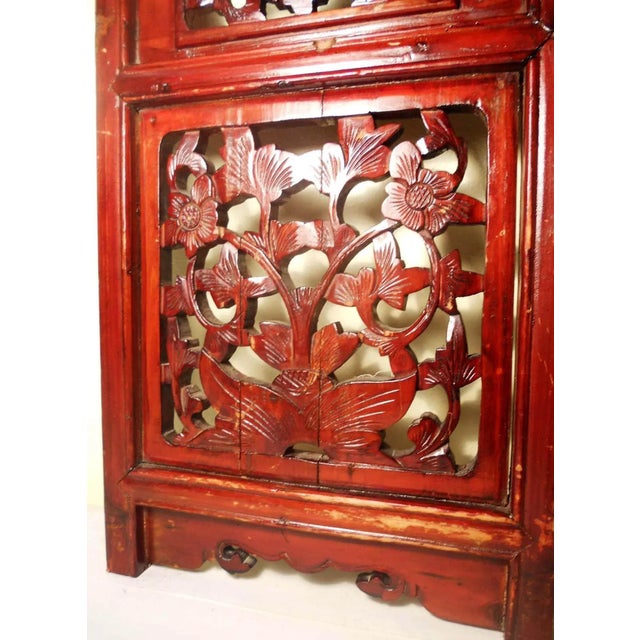 Early 19th Century Antique Chinese Screen PanelsCunninghamia Wood - A Pair For Sale - Image 10 of 11