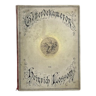 19th Century Heinrich Lossow: Götterdekameron Mythology Etchings Portfolio For Sale