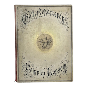 19th Century Heinrich Lossow: Götterdekameron Mythology Etchings Portfolio
