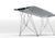21stcentury table b desk konstantin grcic top anodized silver with inox legs materials: aluminium, stainless steel...
