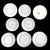 English Vintage Mismatched European China Dessert Plates ~ Set of 8~ France Germany Uk For Sale - Image 3 of 4
