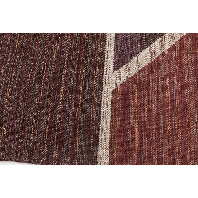 Inspired by mid-century Swedish textile artistry, this striking flat-weave rug marries Scandinavian minimalism with...