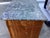 19th C. French Cherry Buffet W/ Marble Top For Sale - Image 9 of 10