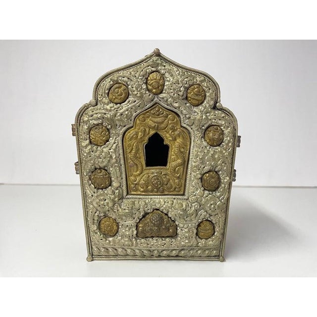 Tibetan Traveling Prayer Shrine Gau For Sale - Image 4 of 12