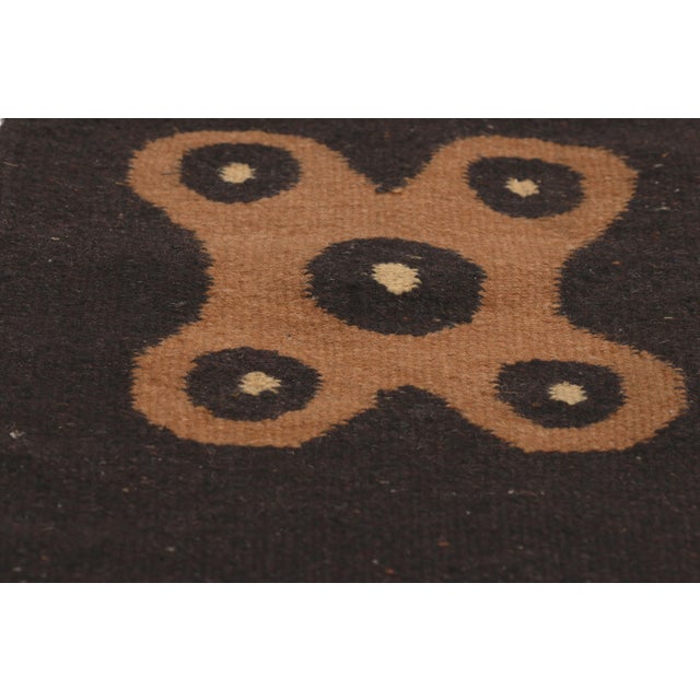 Late 20th Century Vintage Mexican Zapotec Rug, 01'02 X 01'06 For Sale - Image 5 of 10