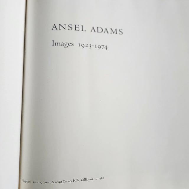 1970s Ansel Adam's Images 1923-1974 New York Graphic Society Special Signed Edition For Sale - Image 5 of 12