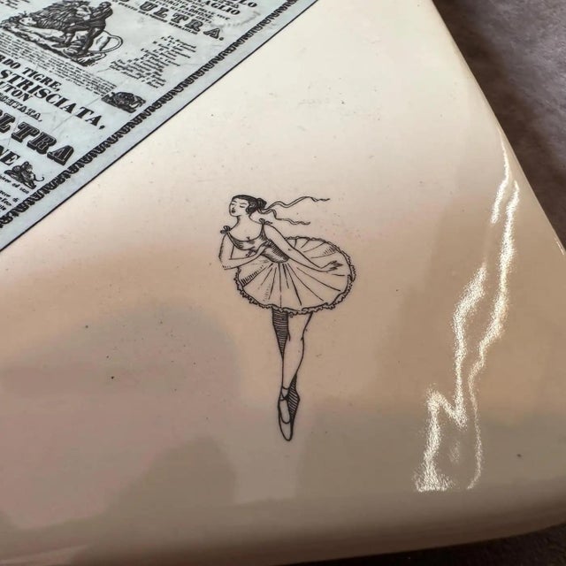 1950s Mid-Century Modern Albisola Ceramic Italian Vide-Poche by Ivos Pacetti For Sale - Image 9 of 12