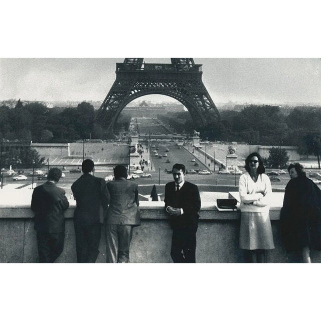 Eiffel Tower, 1950s, Black and White Photograph For Sale - Image 3 of 5