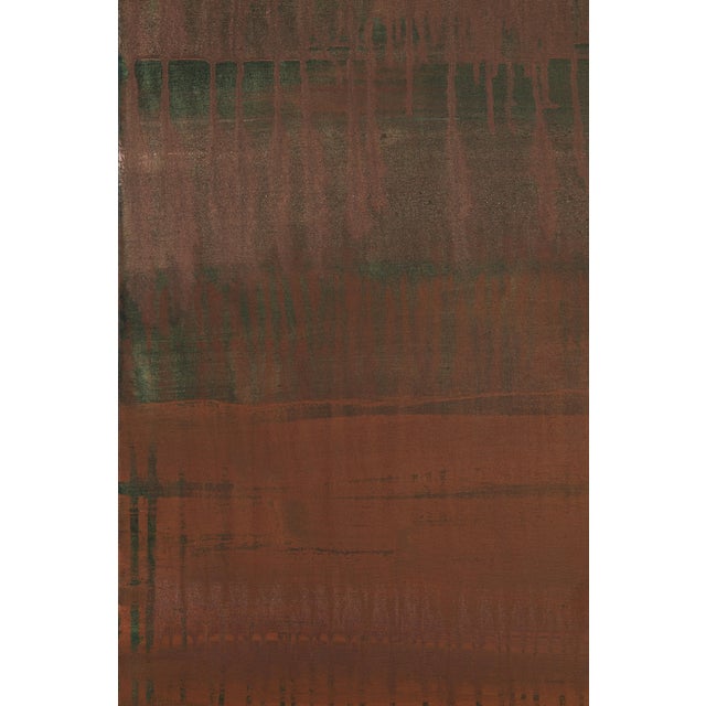 "Volcanic Monochrome 2" - Large Abstract Acrylic Painting by Simon Findlay For Sale - Image 13 of 18