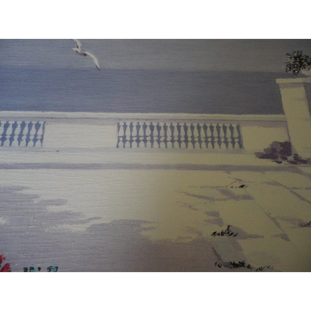 Giorgio Zuppini, Terrzza Sul Mare Con Gabbiani (Land on the Sea with Seagulls), 1970s, Lithograph For Sale - Image 14 of 18