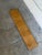 Brown Vintage Danish Oak Wall Shelf With Brass Brackets Scandinavian Floating Shelf For Sale - Image 8 of 9