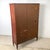 Wood Edwardian Revival Mahogany Diamond Lattice Glazed Bookcase For Sale - Image 7 of 18