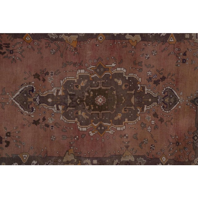Vintage Turkish Konya Rug 5'1'' X 8'4'' For Sale - Image 4 of 11
