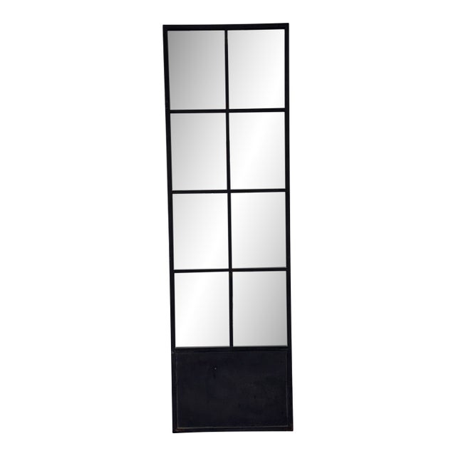 Bid K Home Paned Glass Floor Mirror For Sale