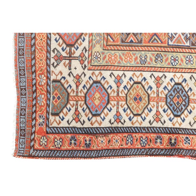 Antique Qashqai Shekarlou Rug 5'8'' X 7'7'' For Sale - Image 11 of 12