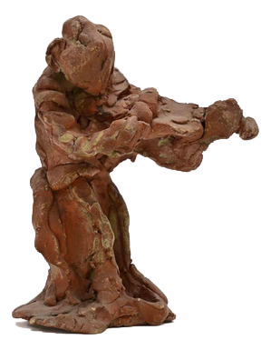 Sirio Pellegrini, The Virtuoso, 1960s, Terracotta