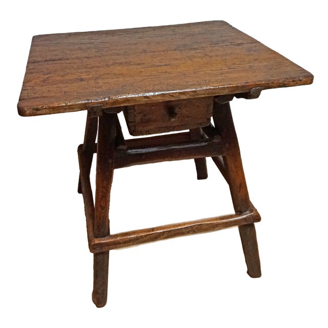 European Wabi-Sabi Side Table, 18th Century For Sale