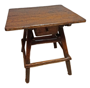 European Wabi-Sabi Side Table, 18th Century