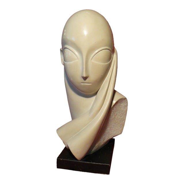 Mid 20th Century Plaster Sculpture For Sale