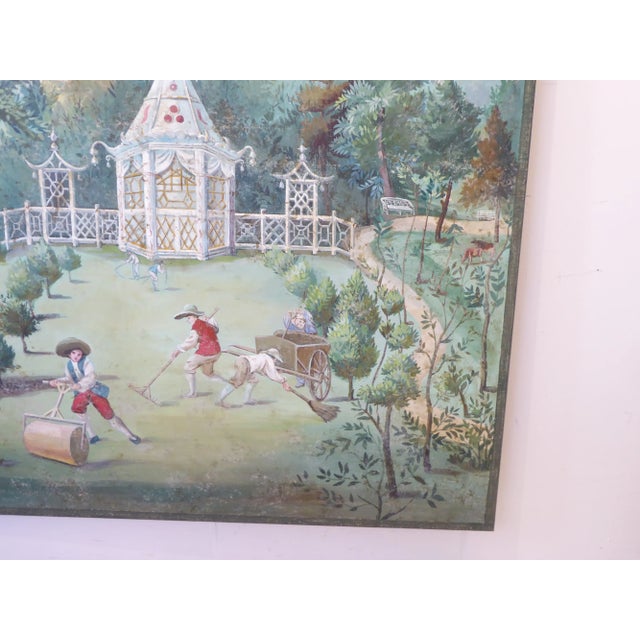 American Vintage Zuber Style Painting For Sale - Image 3 of 9