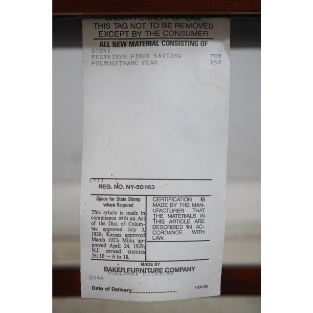 Set of 6 Baker Inlaid Mahogany Norfolk Hepplewhite Dining Room Chairs For Sale - Image 18 of 18