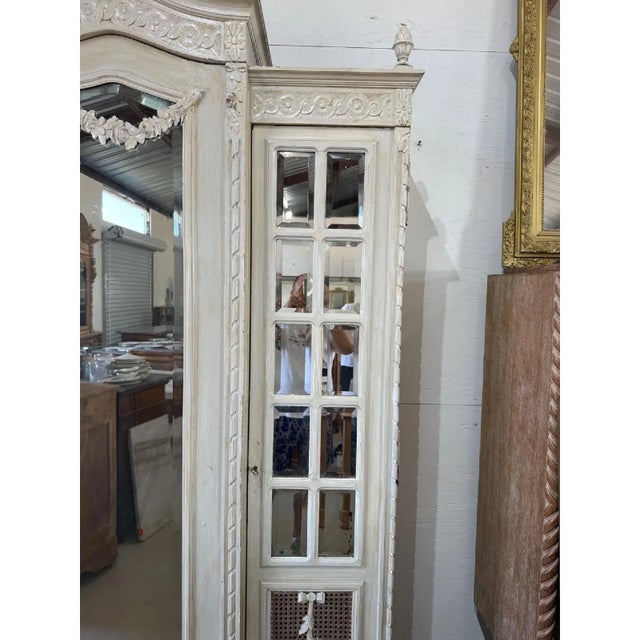 18th Century Large 18th Century French Louis XVI 3-Door Bookcases or Armoire For Sale - Image 5 of 16