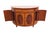 Ethan Allen Townhouse Collection Traditional Hepplewhite Revival Mahogany Inlaid 50" Demilune Console / Buffet 30-6205 For Sale - Image 12 of 18