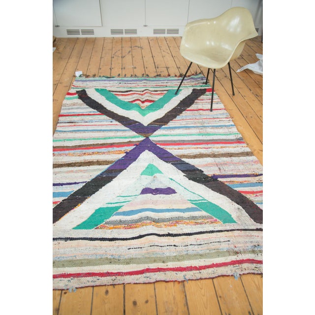Vintage Rag Rug Carpet 5'1" X 8' Chairish