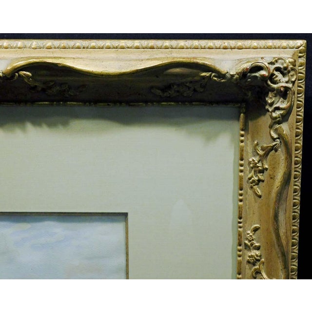 Paul-Emile Pissarro Untitled Original Watercolor on Paper With Custom Frame For Sale - Image 9 of 11