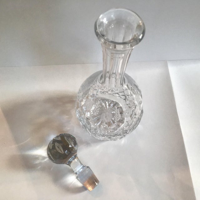 Vintage Lead Crystal Wine Decanter Chairish