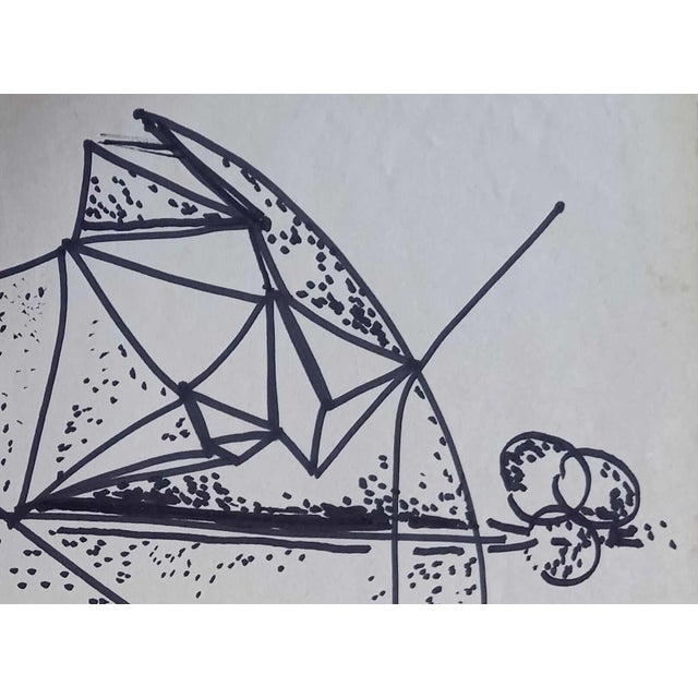 Ferdinando Meccani, 1969, Ink on Paper For Sale - Image 3 of 4