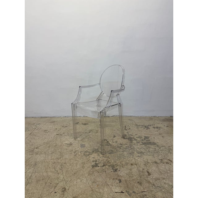 Philippe Starck Louis Ghost Arm Chair in Crystal for Kartell For Sale - Image 10 of 10