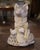 Mid-Century French Weathered Stone Garden Sculpture of Fox With Two Pups For Sale - Image 4 of 9