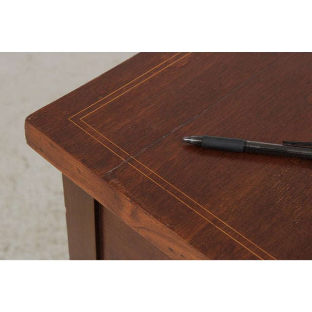 Antique 18th Century George III Mahogany Inlaid Sideboard Server For Sale - Image 11 of 18