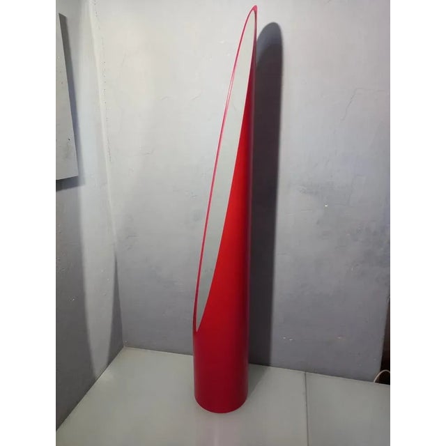 Floor Mirror Model Unghia Nail Lipstick in Red For Sale - Image 4 of 12