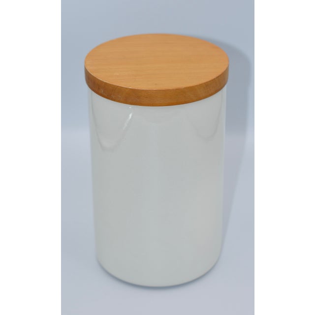 1970s Storage Jar & Lid Canister Botanic Garden by Portmeirion Amaryllis Reginae For Sale - Image 4 of 8