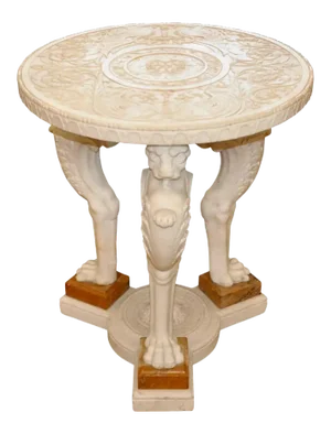 Grand Tour Mid 19th Century Neoclassical Marble Gueridon